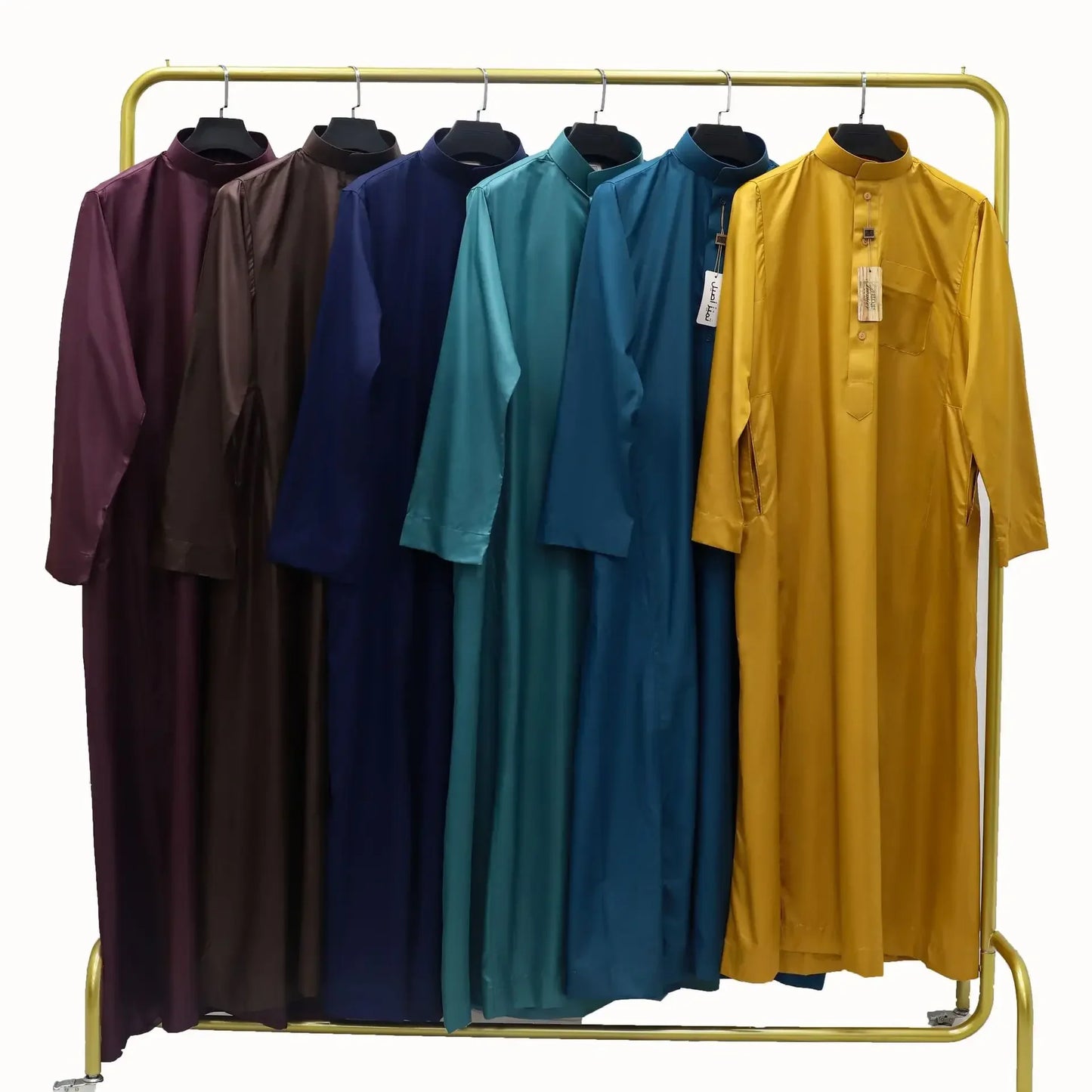 Muslim Eid Men Long Robe Kimono Dishdasha Modest Islamic Dubai Saudi